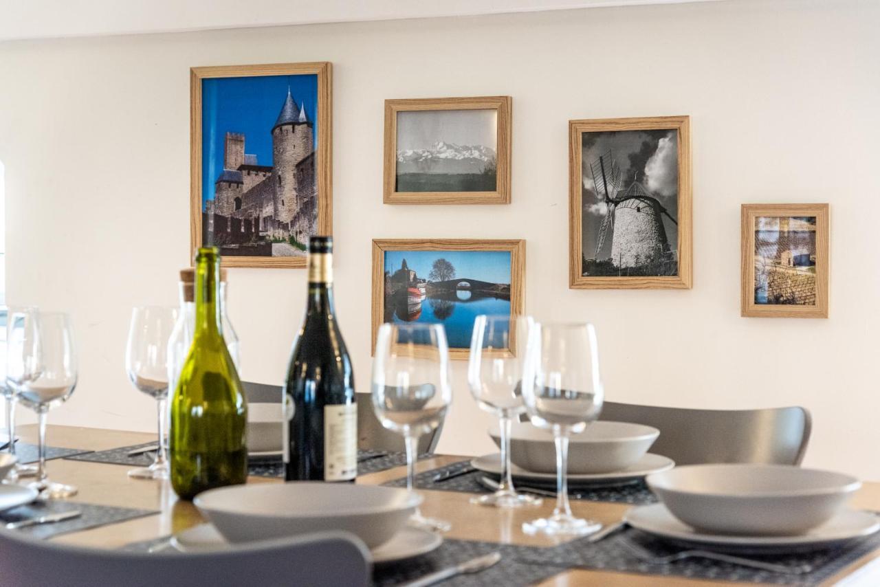 L'Escapade - Parking Gratuit - Wifi - Climatisation - Proche Cite - Tout Equipee Καρκασόν Εξωτερικό φωτογραφία
